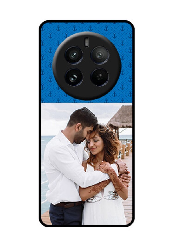 Realme P1 Pro 5G Custom Glass Phone CaseBlue Anchors Design