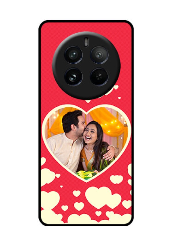 Realme P1 Pro 5G Custom Glass Phone CaseLove Symbols Phone Cover Design