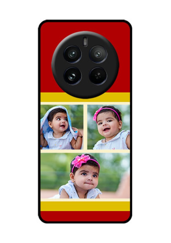 Realme P1 Pro 5G Custom Glass Phone CaseMultiple Pic Upload Design
