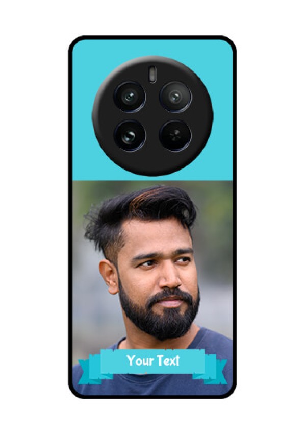 Realme P1 Pro 5G Custom Glass Phone CaseBlue Color Design