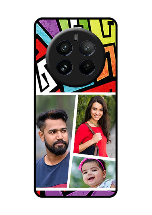 Realme P1 Pro 5G Custom Glass Phone CaseGraffiti Pattern Design