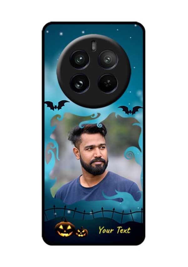 Realme P1 Pro 5G Custom Glass Phone CaseHalloween Frame Design