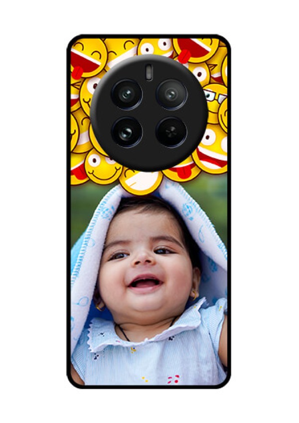 Realme P1 Pro 5G Custom Glass Phone CaseWith Smiley Emoji Design