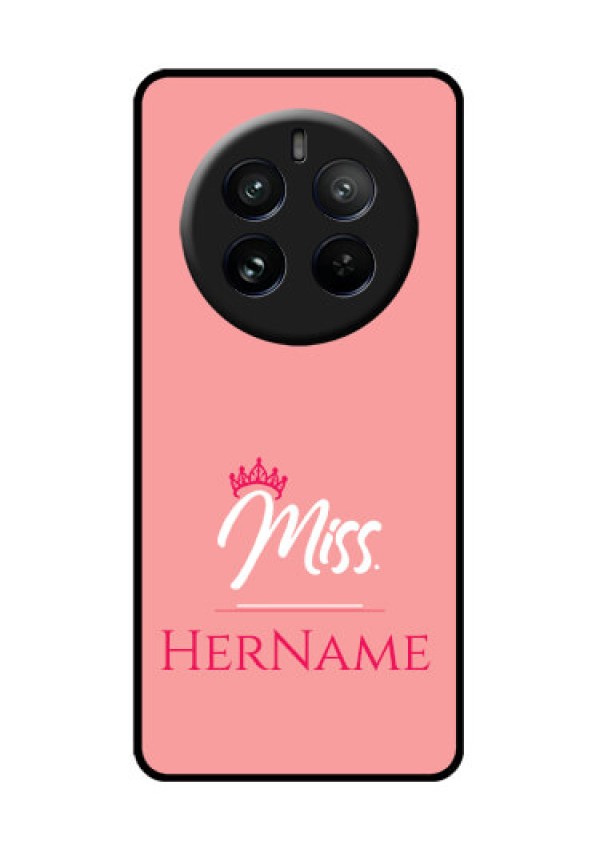 Realme P1 Pro 5G Custom Glass Phone CaseMrs With Name Design