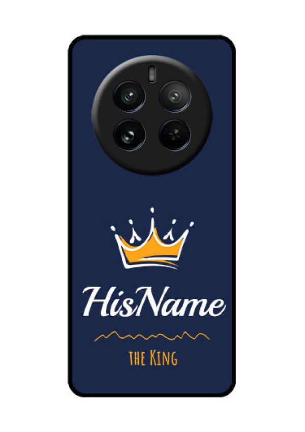 Realme P1 Pro 5G Custom Glass Phone CaseKing With Name Design