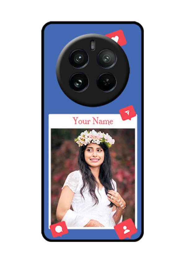 Realme P1 Pro 5G Custom Glass Phone CaseLike Share And Comment Design