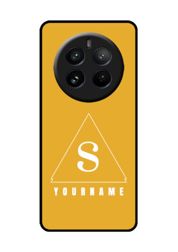 Realme P1 Pro 5G Custom Glass Phone CaseSimple Triangle Design