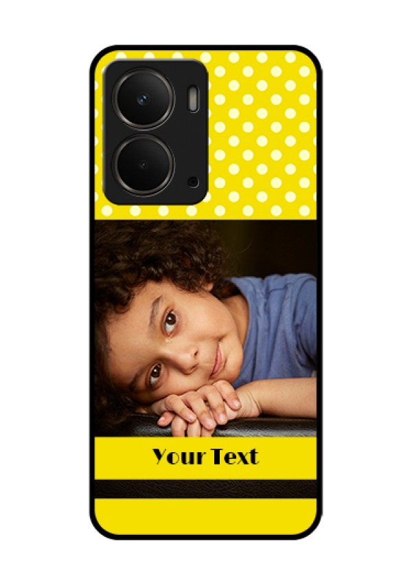 Realme P3 5G Custom Glass Phone Case - Bright Yellow Case Design