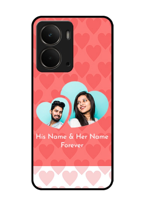 Realme P3 5G Custom Glass Phone Case - Couple Pic Upload Design