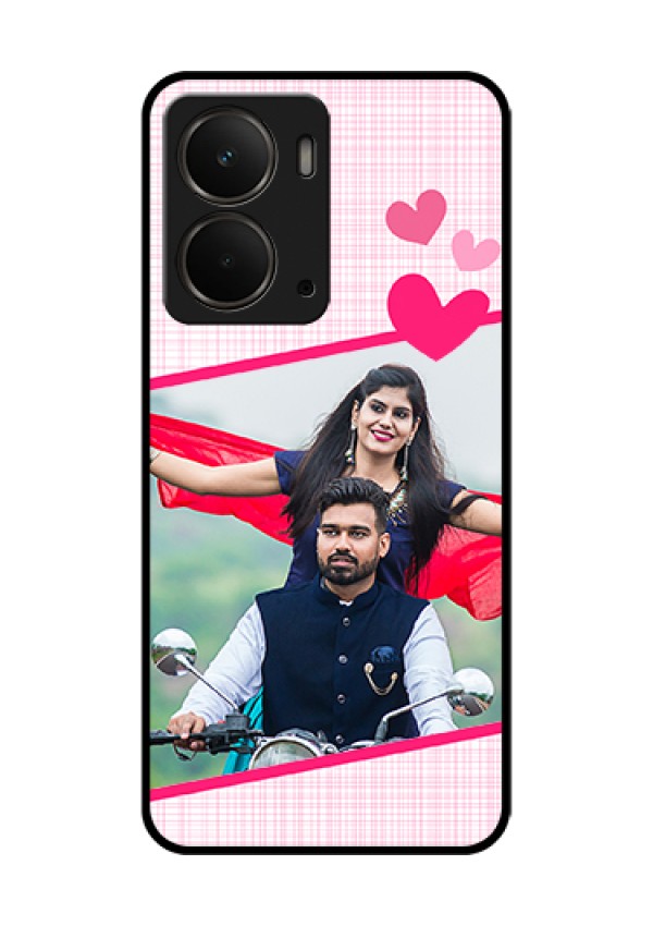 Realme P3 5G Custom Glass Phone Case - Love Shape Heart Design