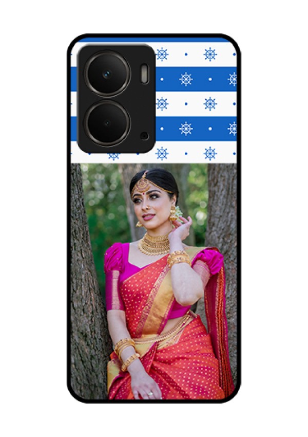 Realme P3 5G Custom Glass Phone Case - Snow Pattern Design