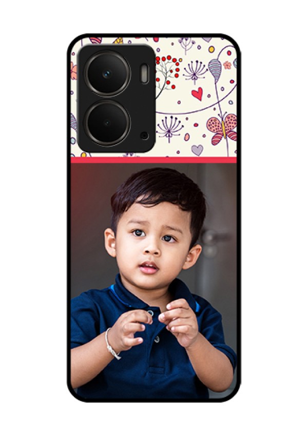 Realme P3 5G Custom Glass Phone Case - Premium Floral Design