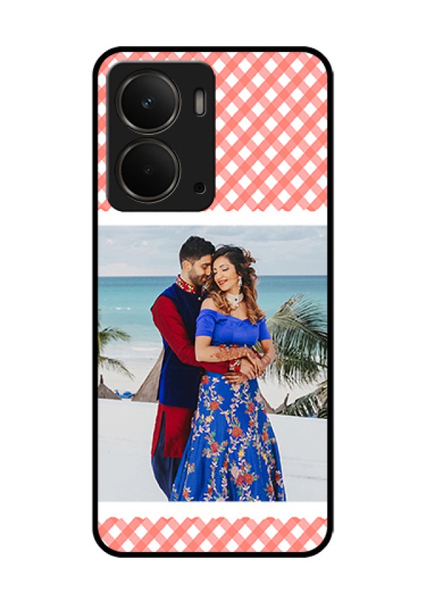 Realme P3 5G Custom Glass Phone Case - Pink Pattern Design