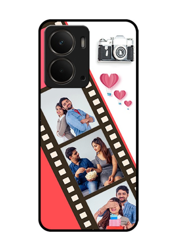 Realme P3 5G Custom Glass Phone Case - 3 Image Holder With Film Reel