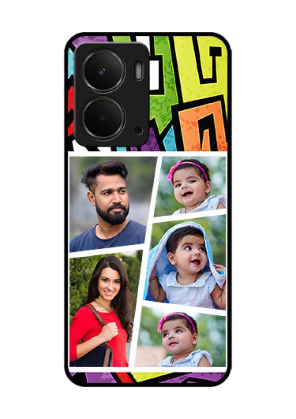 Realme P3 5G Custom Glass Phone Case - Graffiti Pattern Design