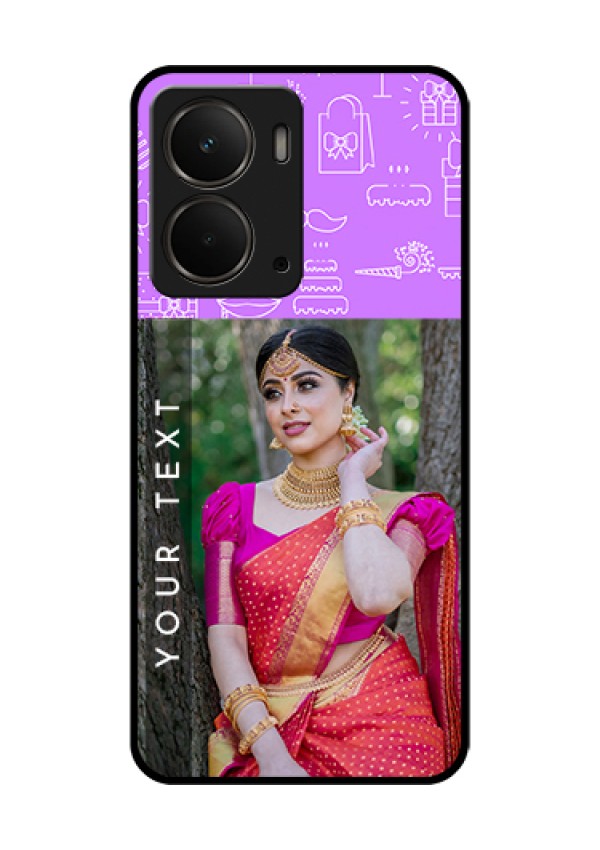 Realme P3 5G Custom Glass Phone Case - Birthday Icons Design