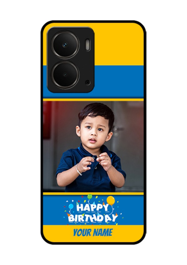 Realme P3 5G Custom Glass Phone Case - Birthday Wishes Design