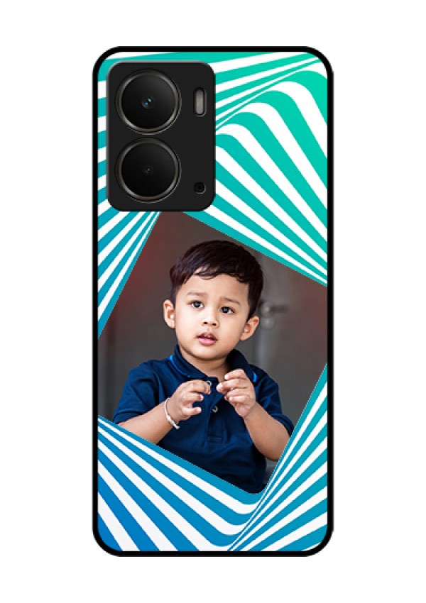 Realme P3 5G Custom Glass Phone Case - Abstract Spiral Design