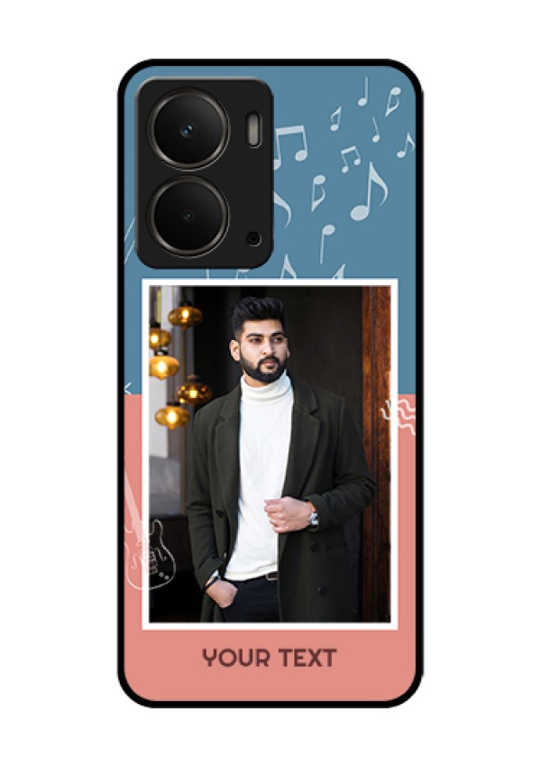 Realme P3 5G Custom Glass Phone Case - With Color Musical Note Design