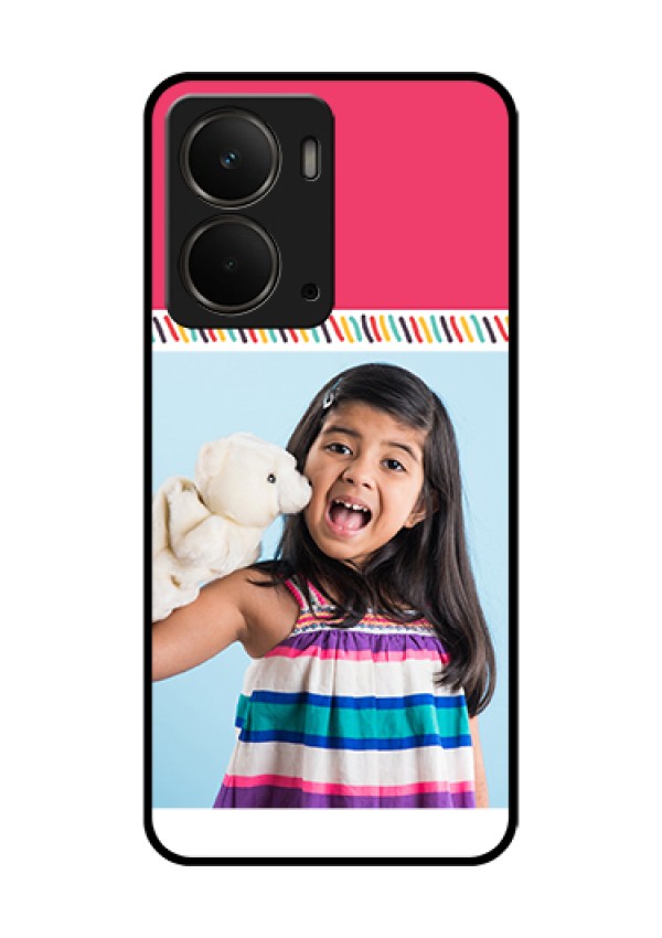 Realme P3 5G Custom Glass Phone Case - Line Art Design