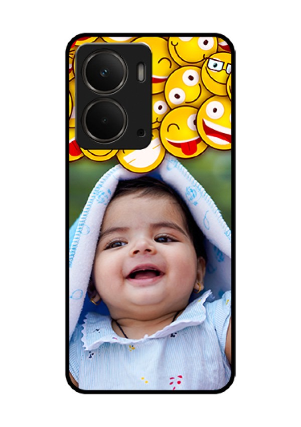 Realme P3 5G Custom Glass Phone Case - With Smiley Emoji Design