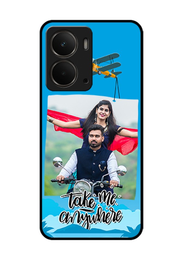 Realme P3 5G Custom Glass Phone Case - Traveller Design