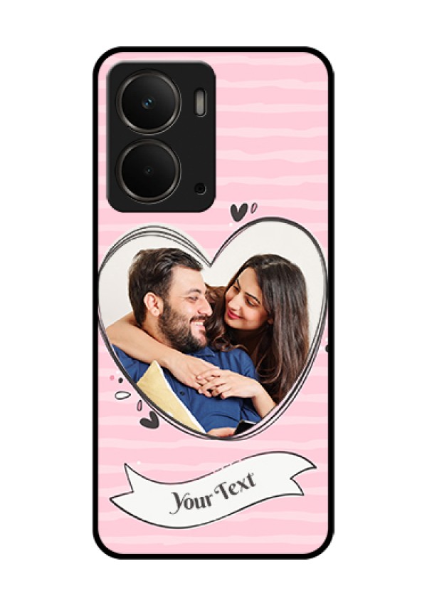 Realme P3 5G Custom Glass Phone Case - Vintage Heart Design