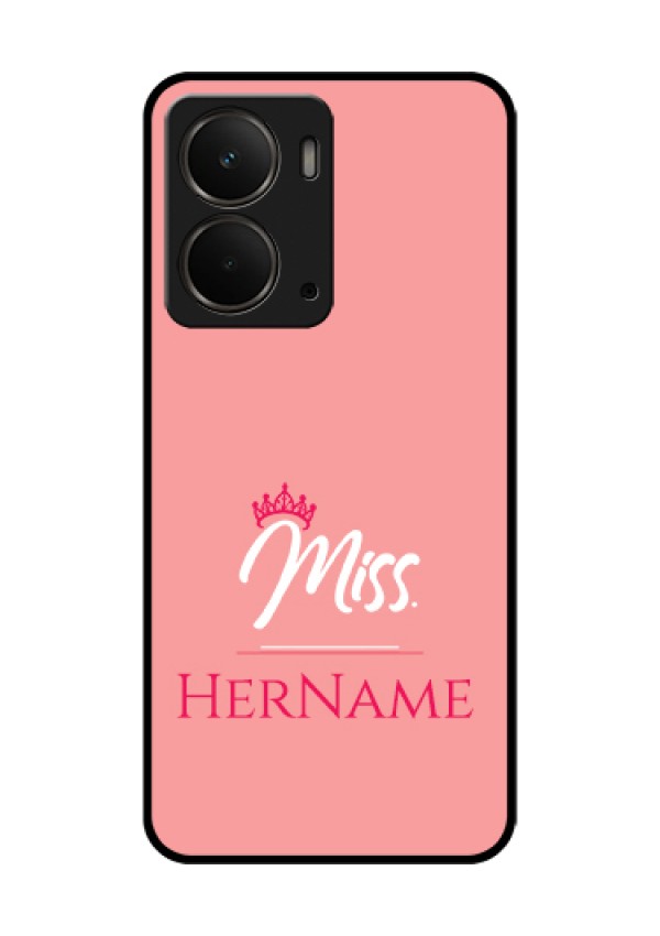 Realme P3 5G Custom Glass Phone Case - Mrs With Name Design