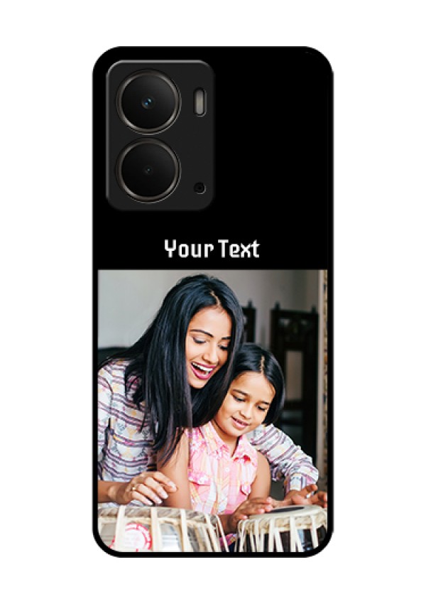 Realme P3 5G Custom Glass Phone Case - Photo With Name Design