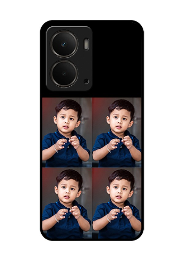 Realme P3 5G Custom Glass Phone Case - 4 Image Holder Design