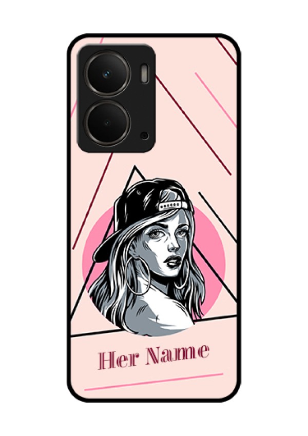 Realme P3 5G Custom Glass Phone Case - Rockstar Girl Design