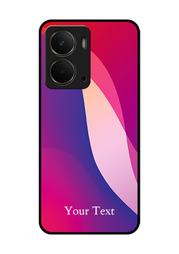 Realme P3 5G Custom Glass Phone Case - Digital Abstract Overlap Design