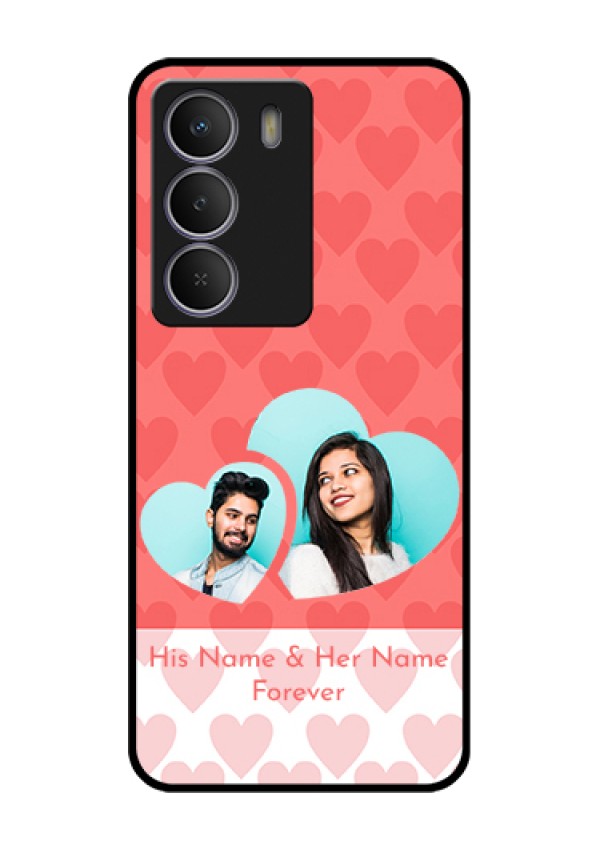 Realme P3 Lite 5G Custom Glass Phone Case - Couple Pic Upload Design