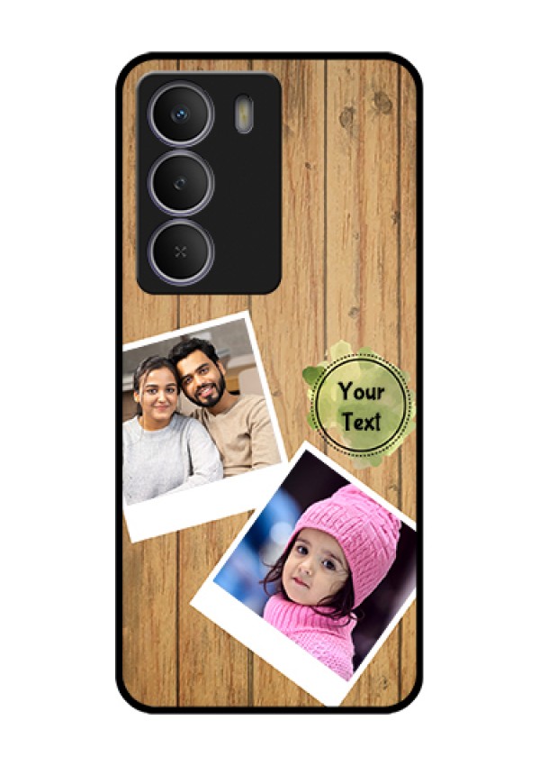 Realme P3 Lite 5G Custom Glass Phone Case - Wooden Texture Design