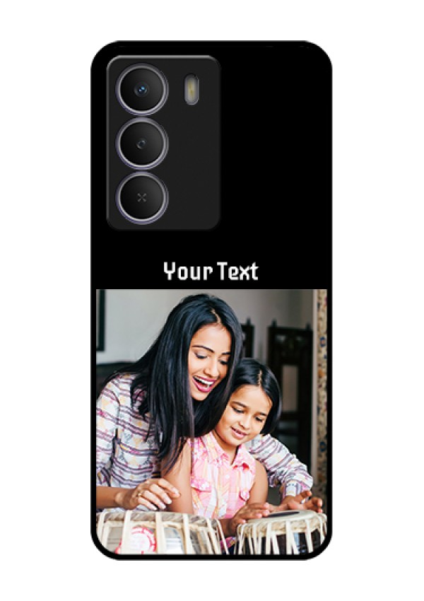 Realme P3 Lite 5G Custom Glass Phone Case - Photo With Name Design