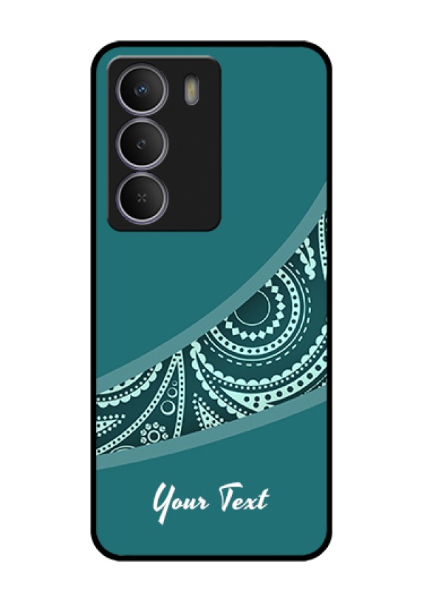 Realme P3 Lite 5G Custom Glass Phone Case - Semi Visible Floral Design