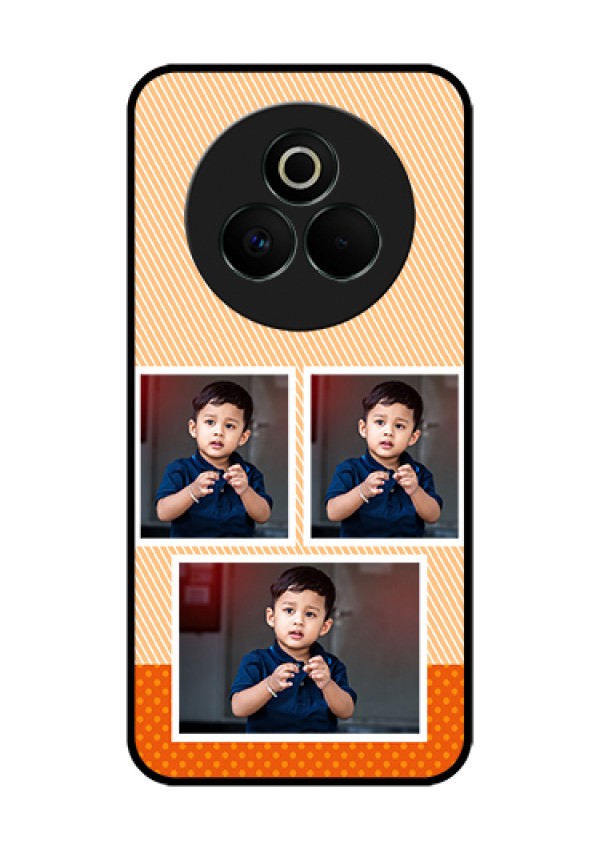 Realme P3 Pro 5G Custom Glass Phone Case - Bulk Photos Upload Design
