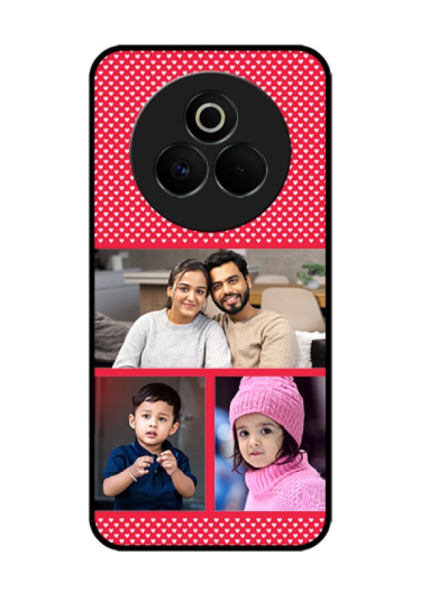 Realme P3 Pro 5G Custom Glass Phone Case - Bulk Photo Upload Design