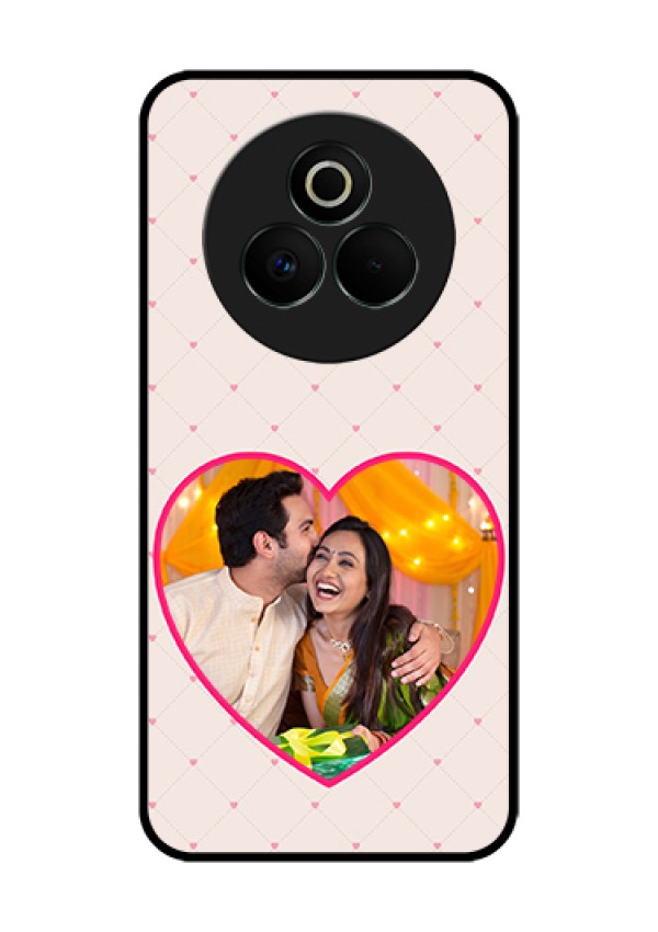 Realme P3 Pro 5G Custom Glass Phone Case - Heart Shape Design