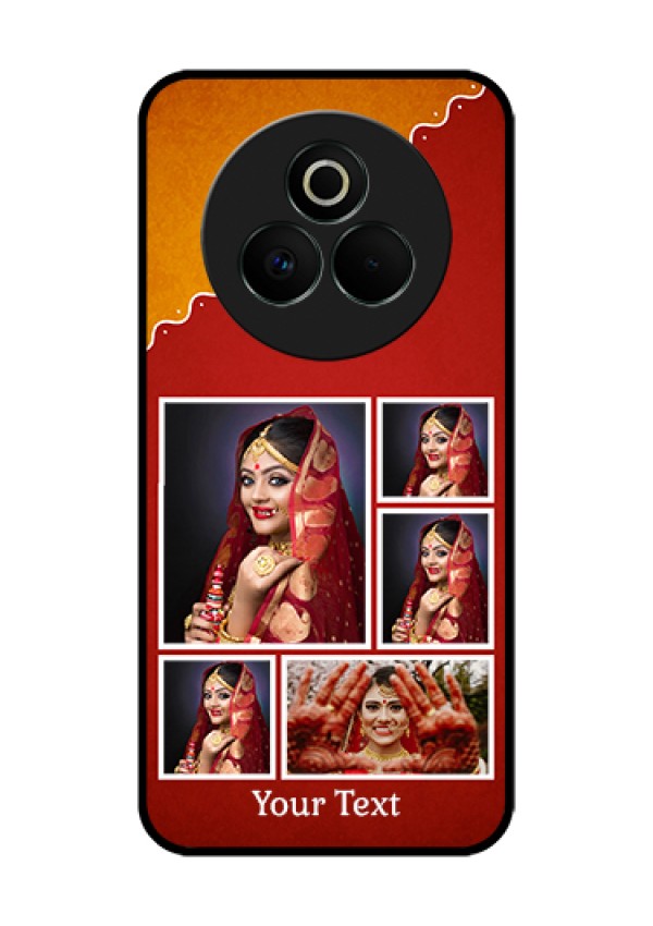 Realme P3 Pro 5G Custom Glass Phone Case - Wedding Pic Upload Design