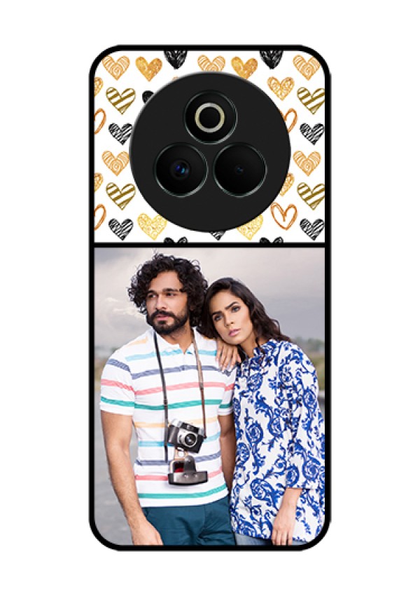 Realme P3 Pro 5G Custom Glass Phone Case - Love Symbol Design