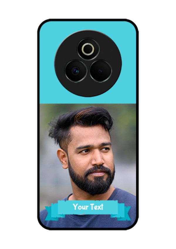 Realme P3 Pro 5G Custom Glass Phone Case - Blue Color Design