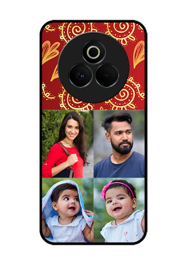 Realme P3 Pro 5G Custom Glass Phone Case - 4 Image Traditional Design