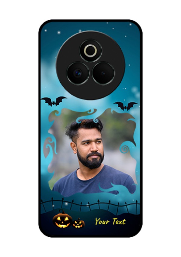 Realme P3 Pro 5G Custom Glass Phone Case - Halloween Frame Design