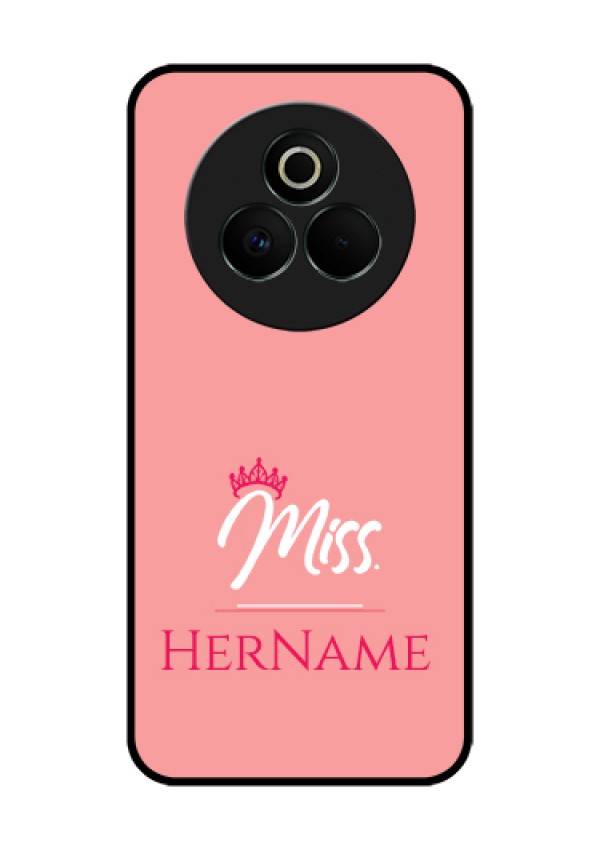 Realme P3 Pro 5G Custom Glass Phone Case - Mrs With Name Design