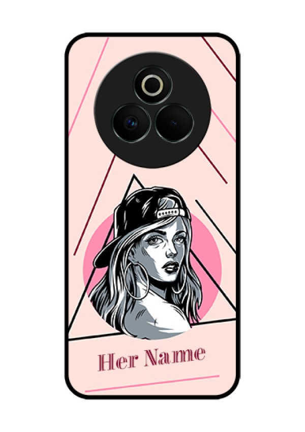 Realme P3 Pro 5G Custom Glass Phone Case - Rockstar Girl Design
