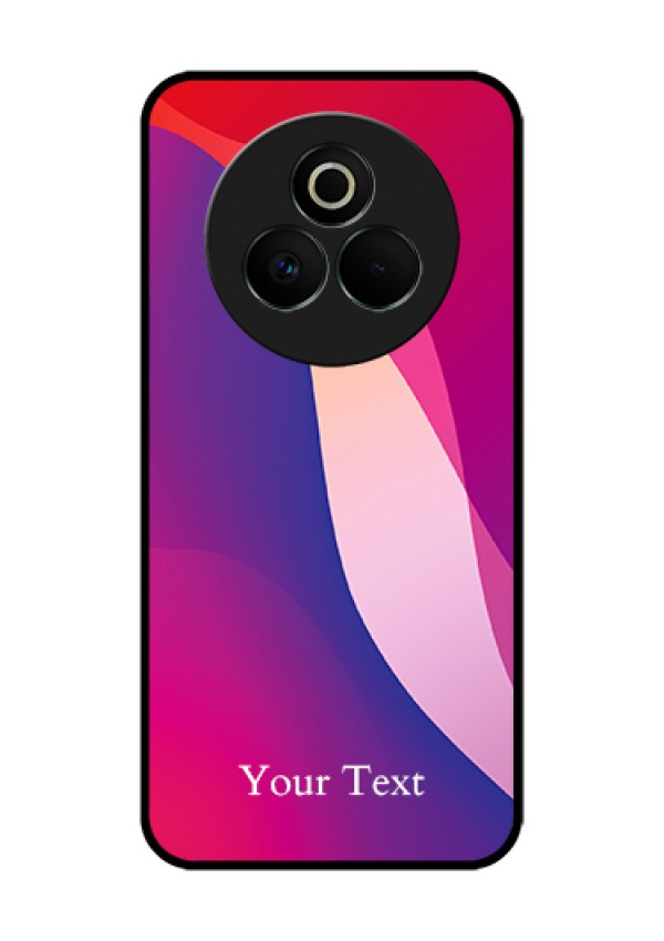 Realme P3 Pro 5G Custom Glass Phone Case - Digital Abstract Overlap Design
