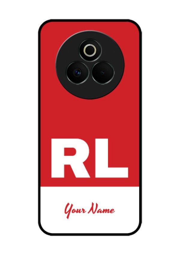 Realme P3 Pro 5G Custom Glass Phone Case - Dual Tone Custom Text Design