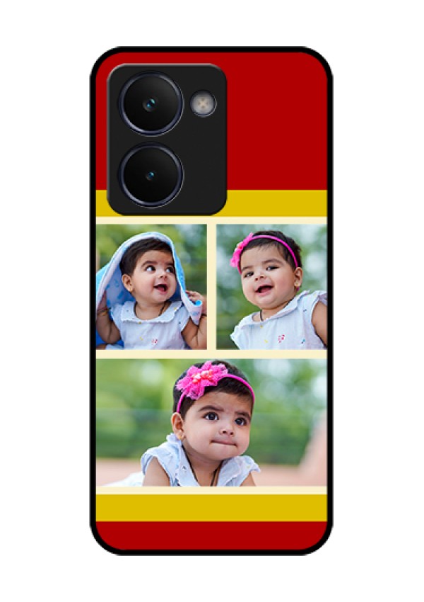Realme P3 Ultra 5G Custom Glass Phone Case - Multiple Pic Upload Design