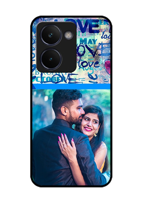 Realme P3 Ultra 5G Custom Glass Phone Case - Colorful Love Design